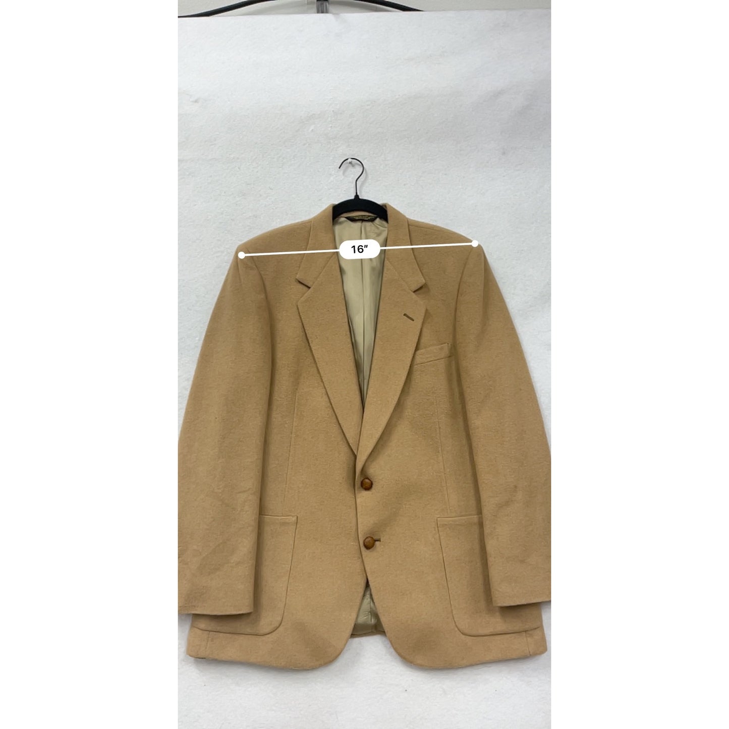 Nino Cerruti Camel Hair Wool Blazer Jacket Large #8955