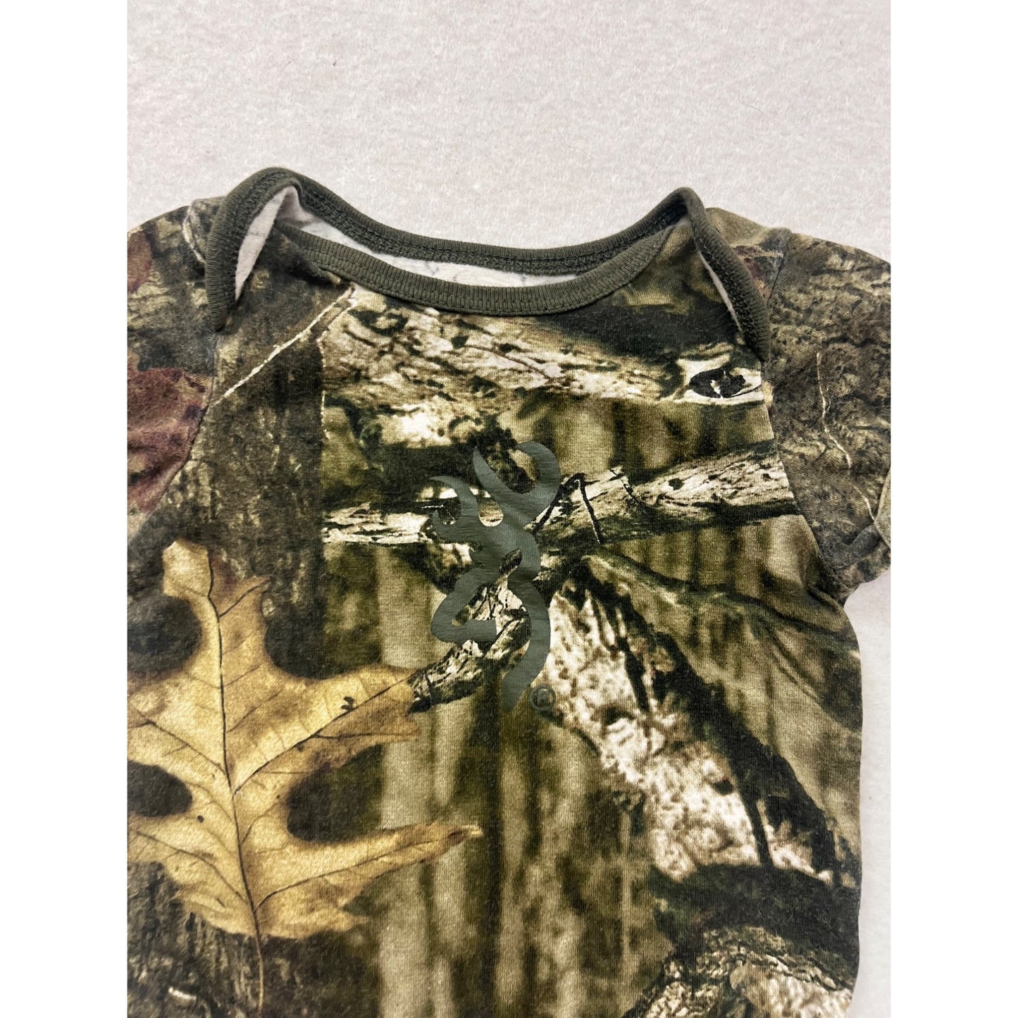 Browning Baby Camo Romper 3M Short Sleeve #8612