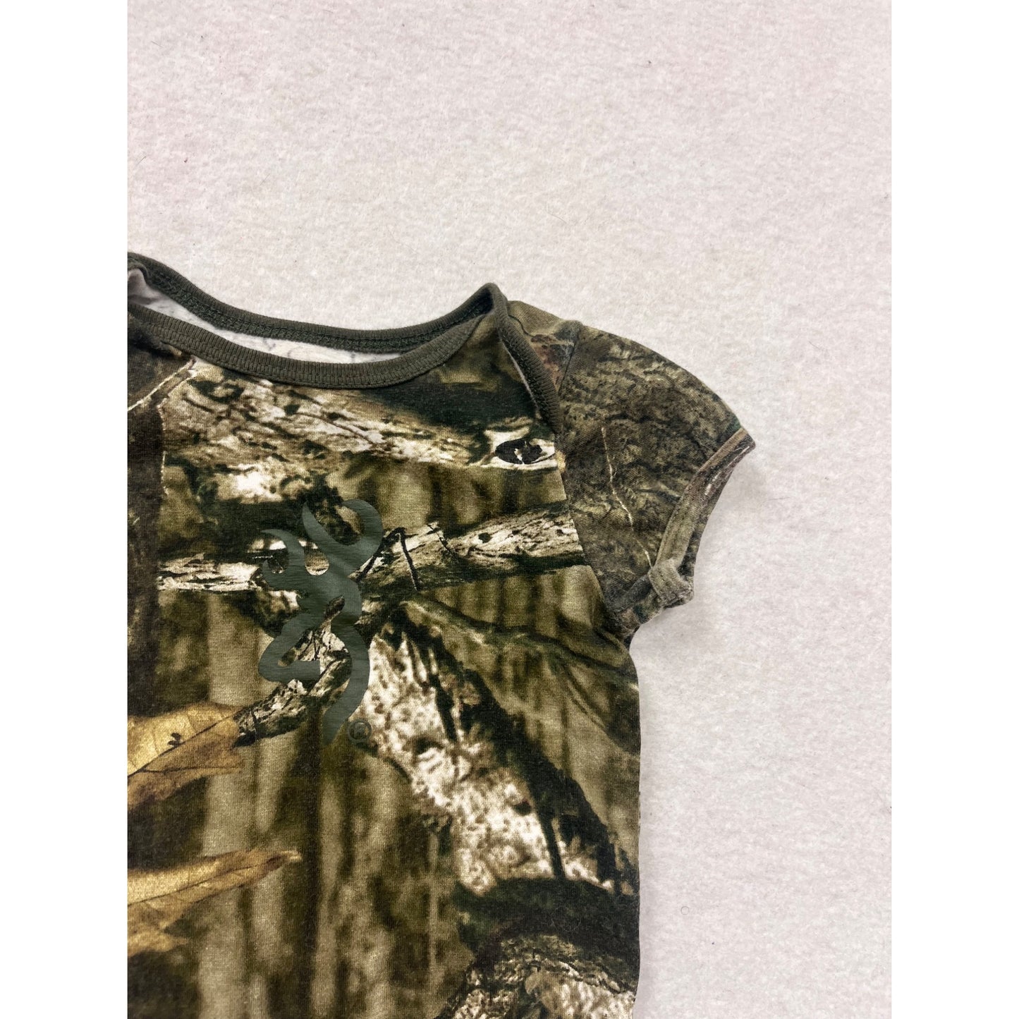 Browning Baby Camo Romper 3M Short Sleeve #8612