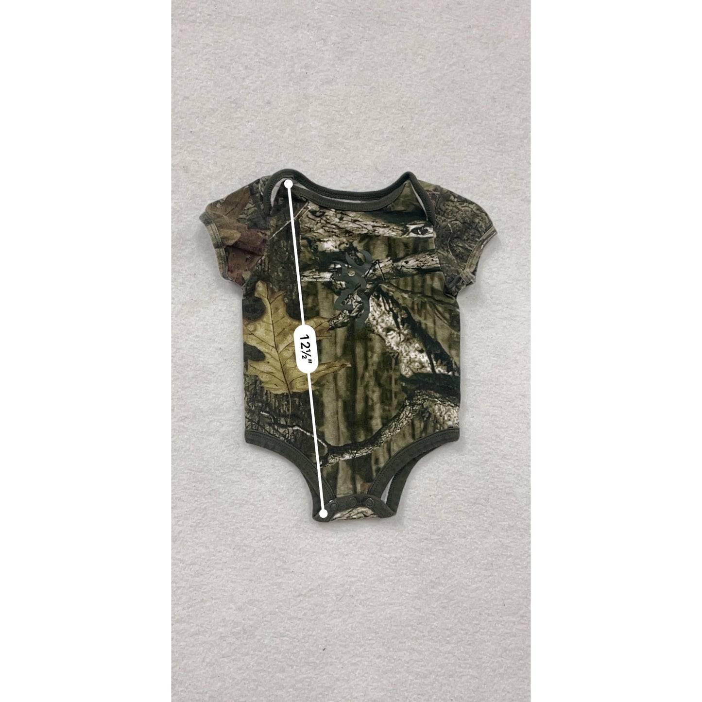 Browning Baby Camo Romper 3M Short Sleeve #8612