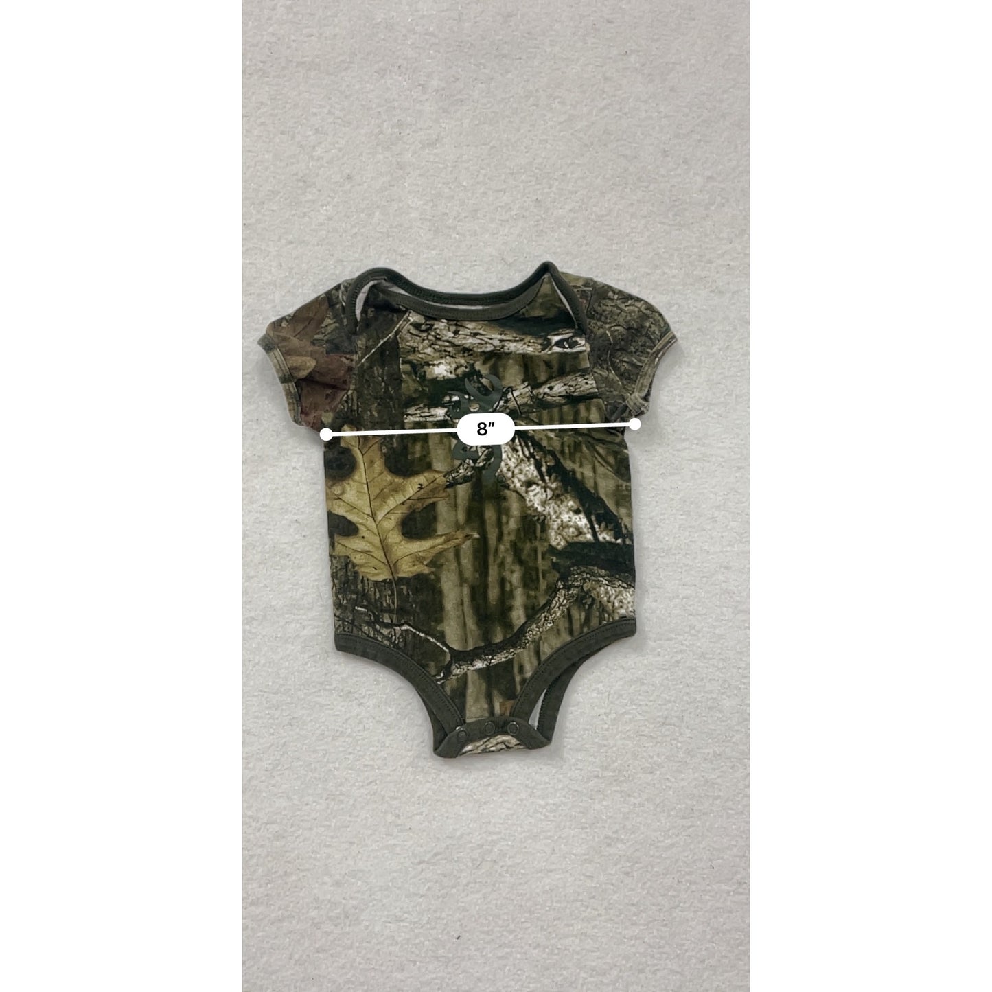 Browning Baby Camo Romper 3M Short Sleeve #8612