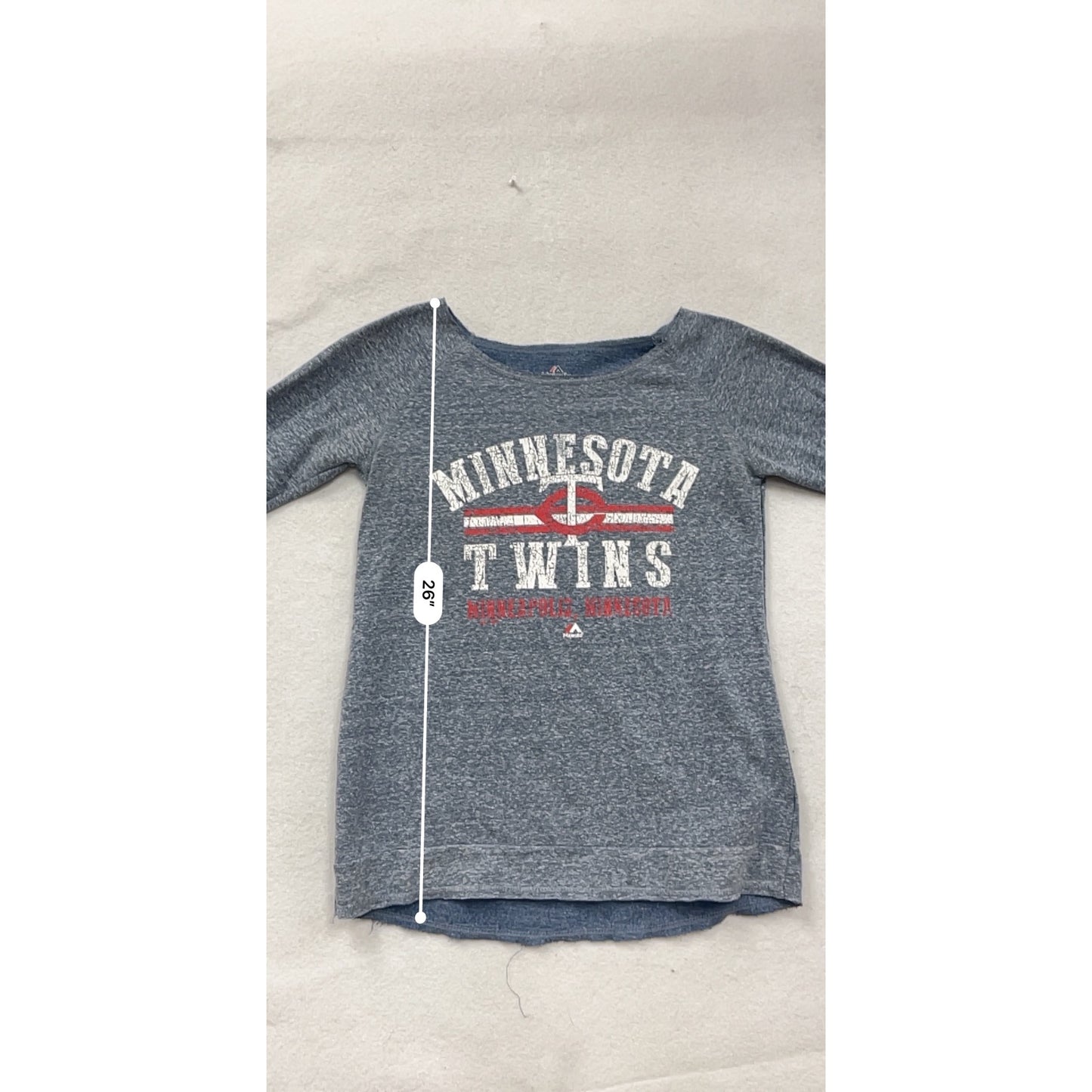 Minnesota Twins Long Sleeve Shirt M #8520