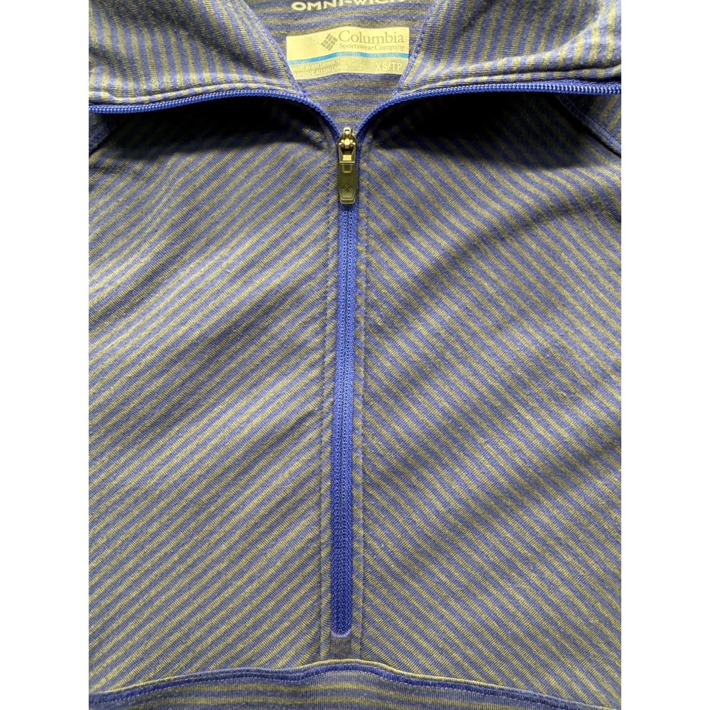 Columbia Omni-Wick XS 1/2 Zip Pullover Long Sleeve Shirt #9155