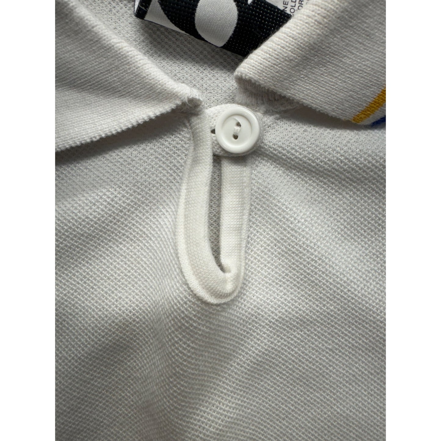 Sleeveless Polo Shirt By Activology L/XL White Cotton/Polyester #215B
