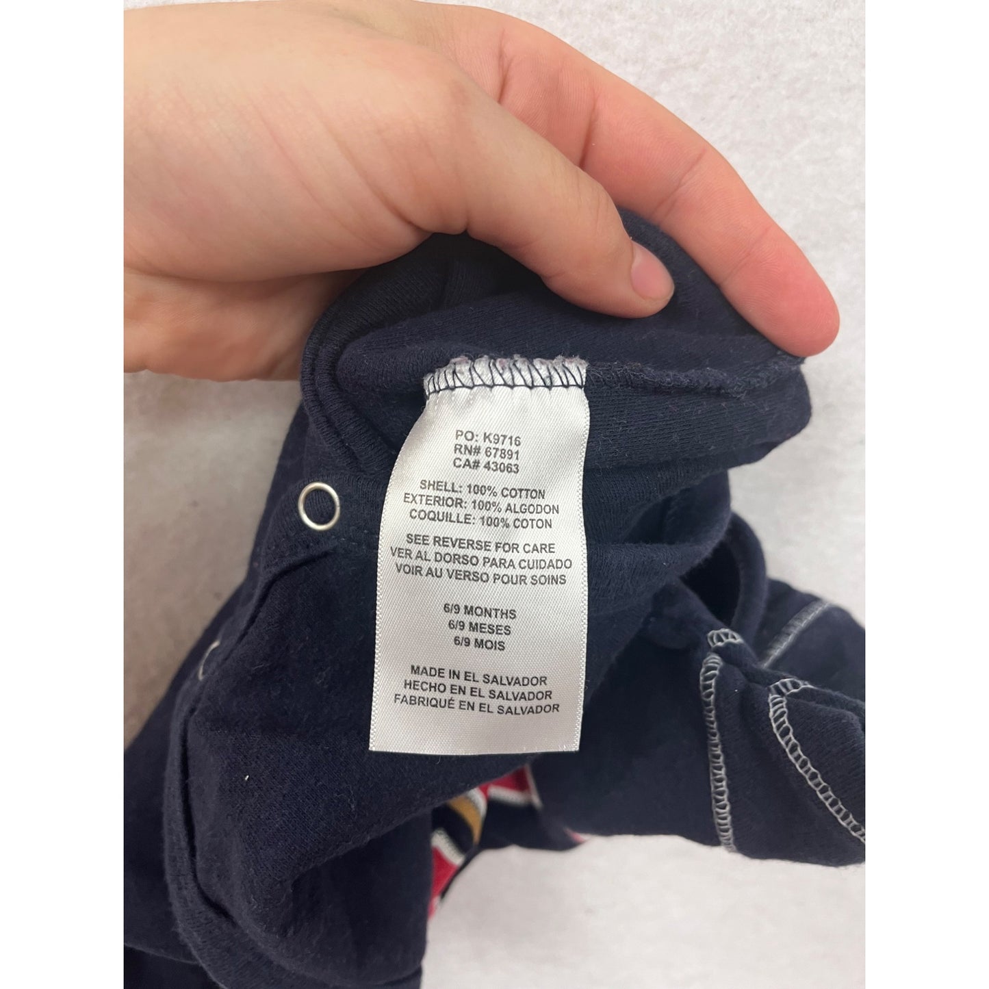 6/9m Minnesota Twins Baby Romper Buxton 25 #8555