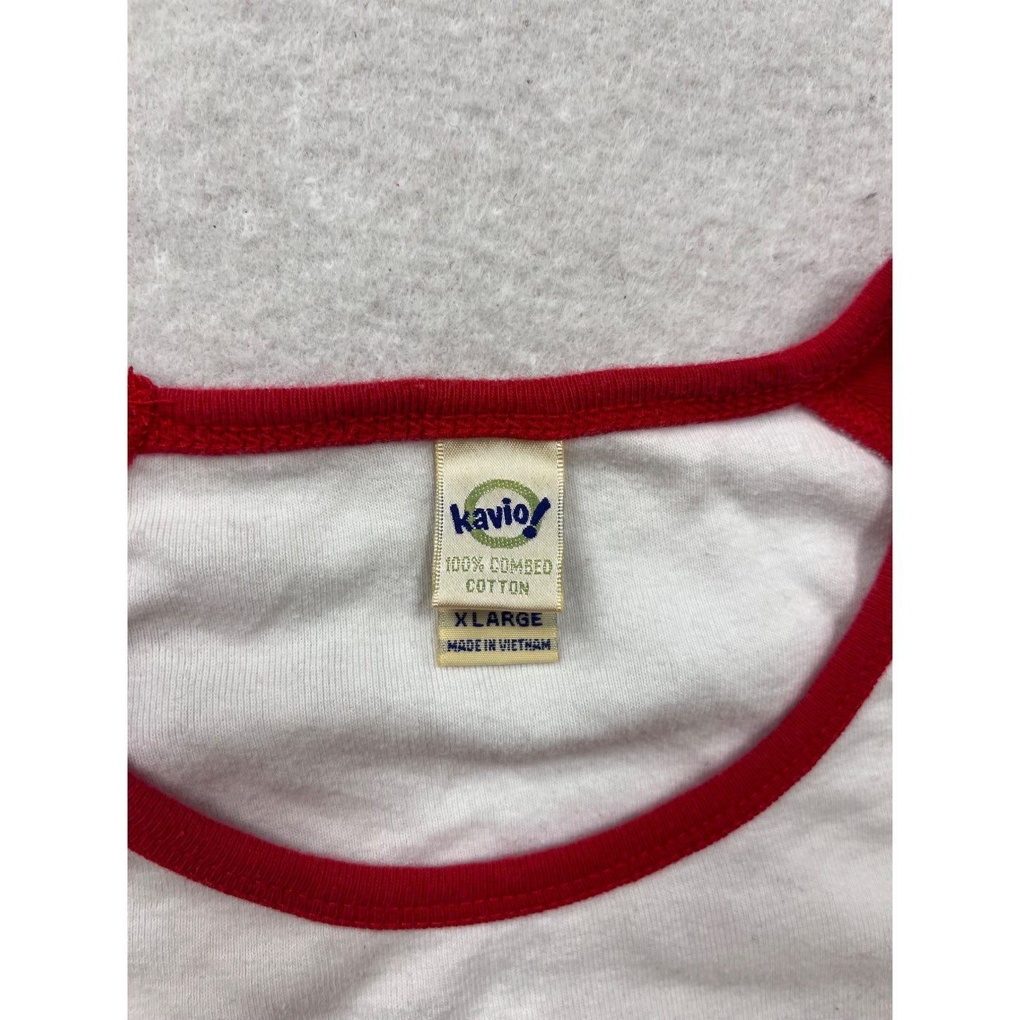 Nickelback Womens White & Red Raglan Graphic T-Shirt XL #8916