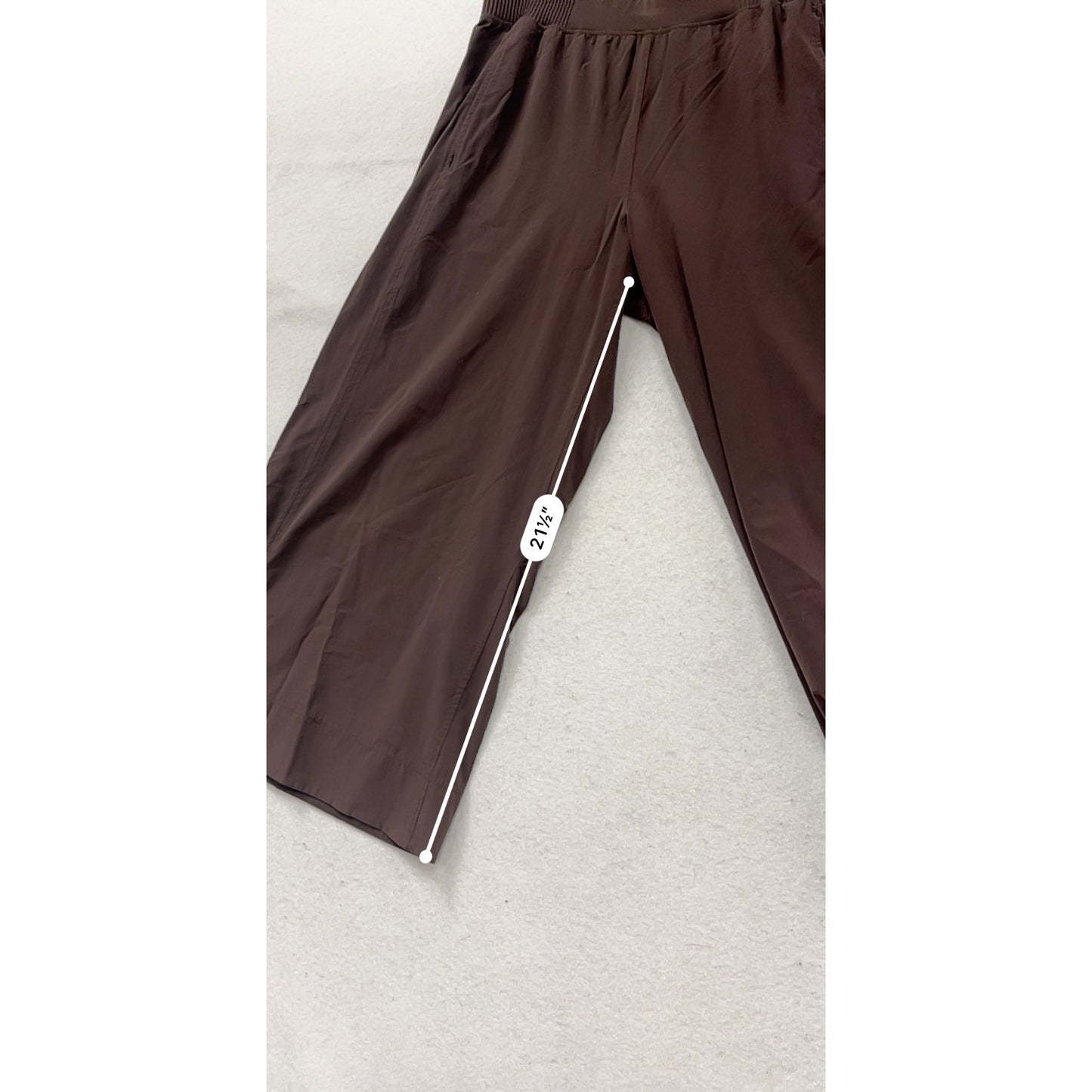 Lululemon Brown Wide-Leg Yoga Pants Size S #397A