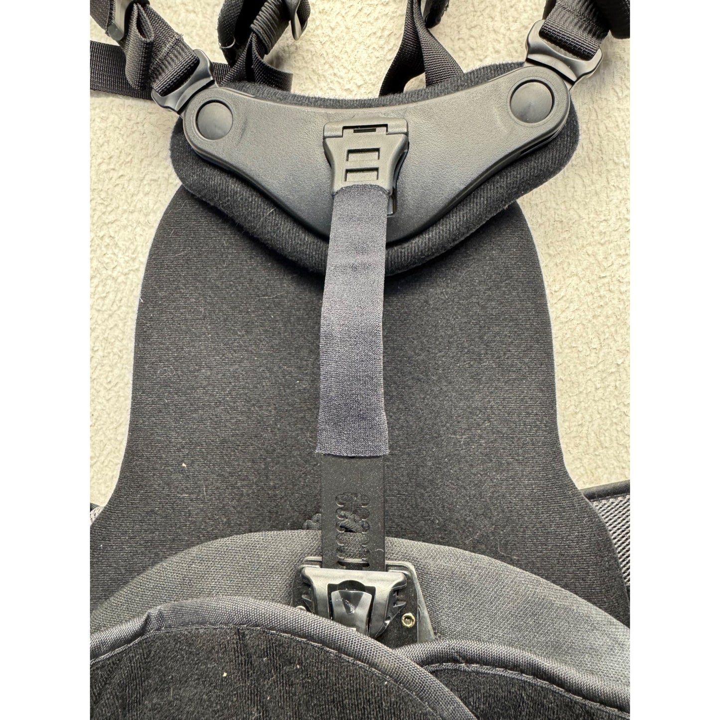 Sleek Adjustable Back Brace With Shoulder Straps By Thuasne & Sleeq Black 109B