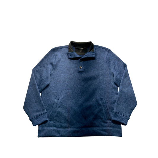 Banana Republic XL Blue Heathered Pullover Sweatshirt #9292