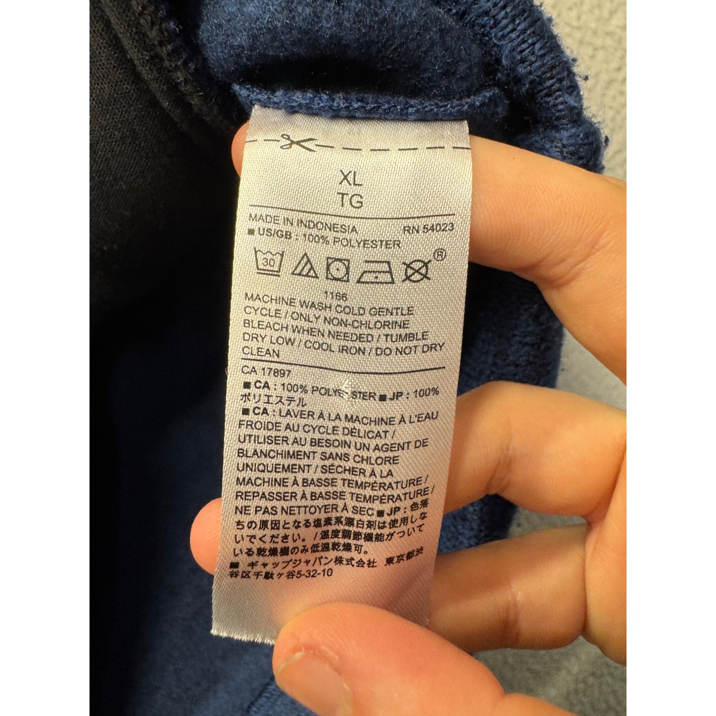 Banana Republic XL Blue Heathered Pullover Sweatshirt #9292