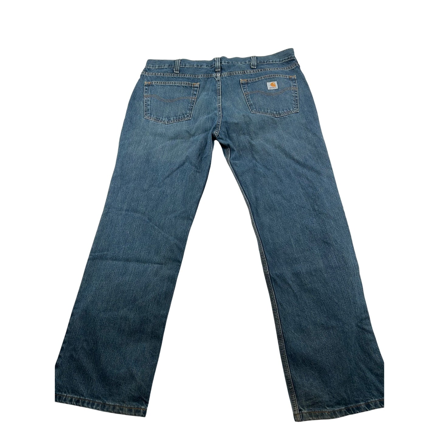 Carhartt Mens Relaxed Straight Jeans Size 40x32 Blue Denim #6435