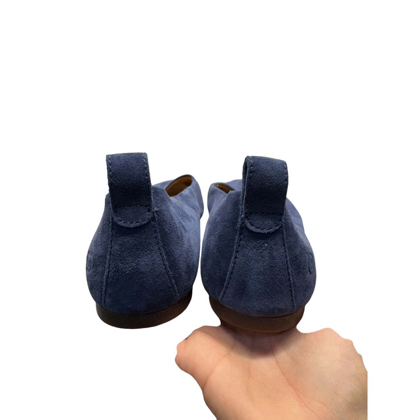 Born Blue Suede Flats Slip-On Shoes 7.5 #9454