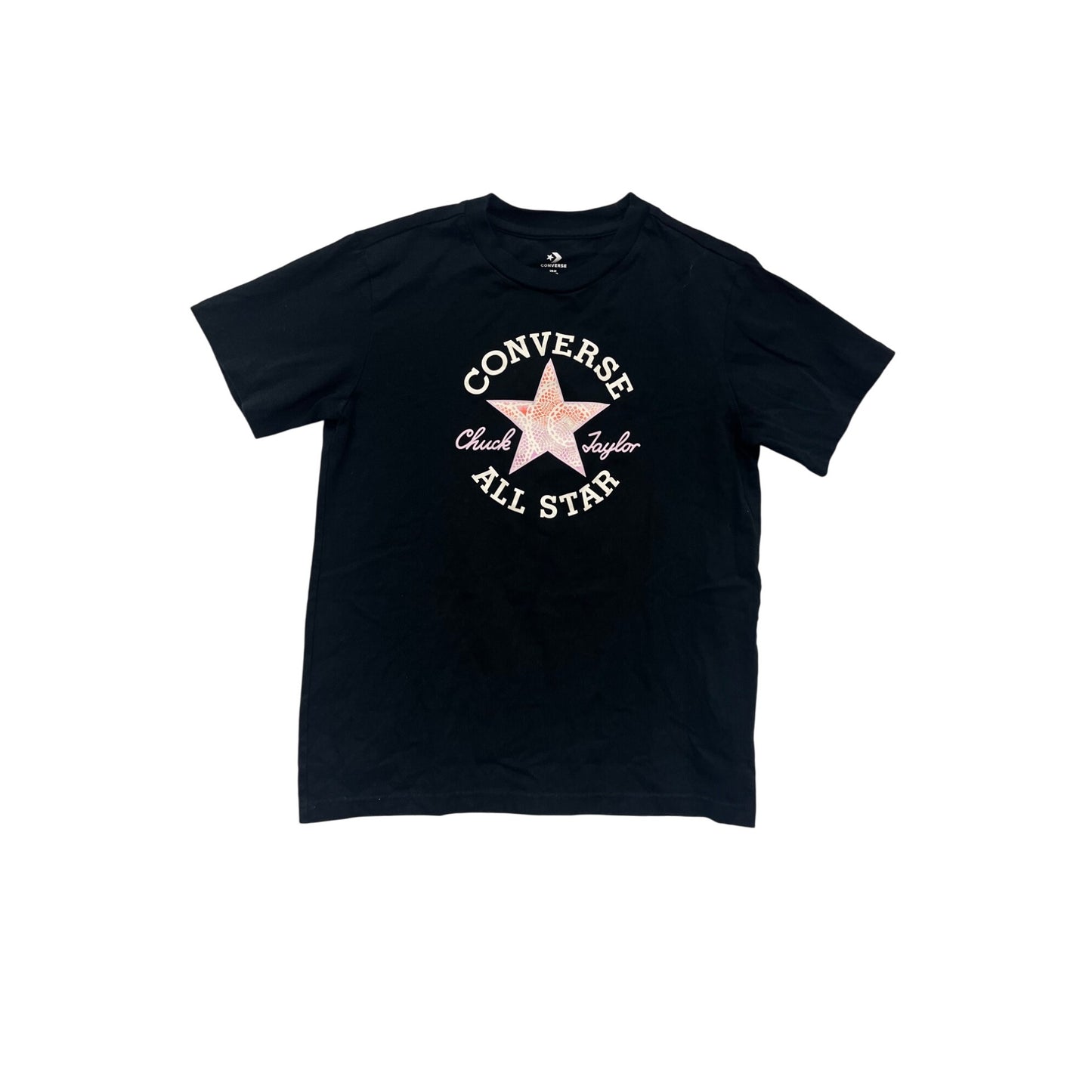 Converse All Star Chuck Taylor Black T-Shirt Size M #443A