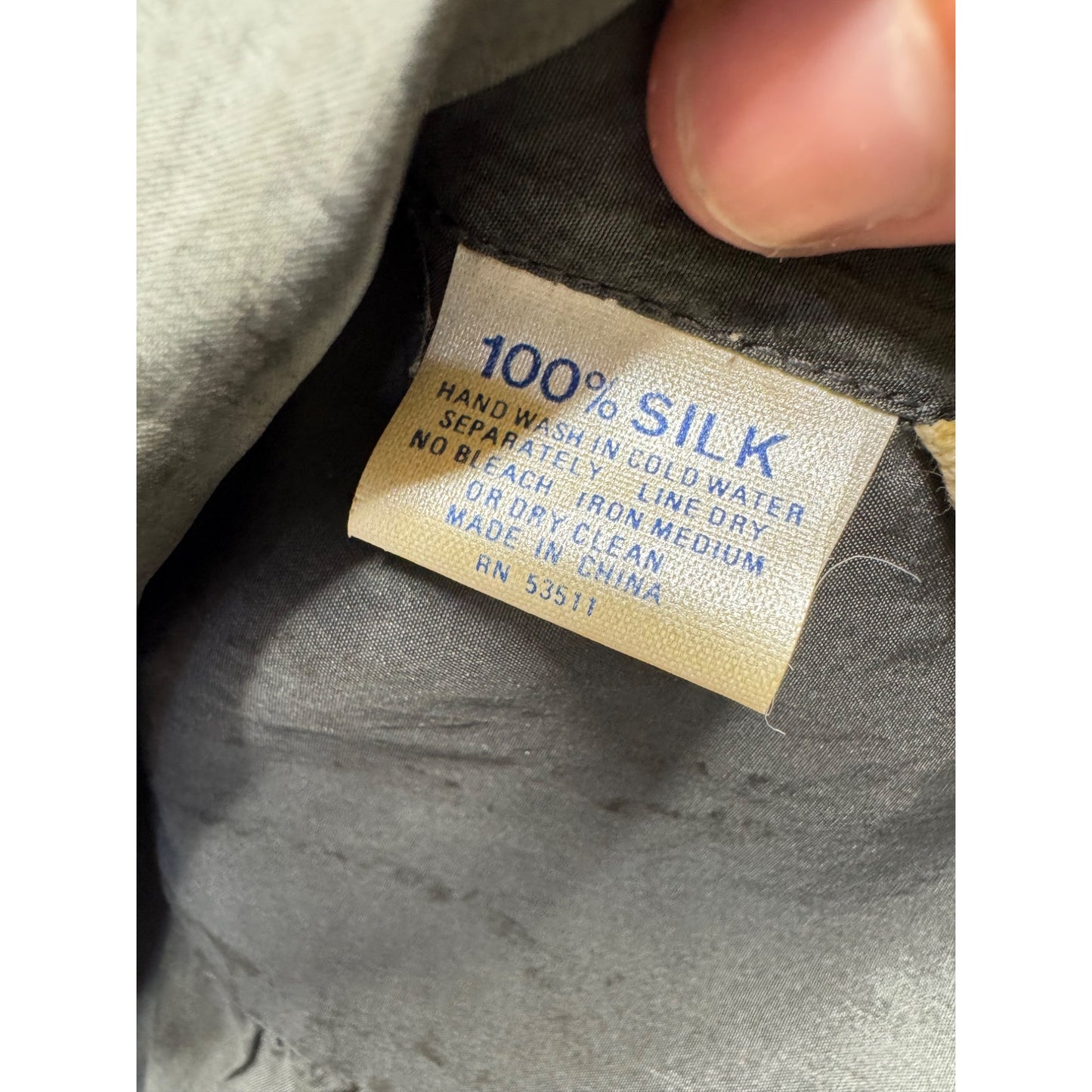 Gray Two-Piece Pajama Set Lightweight Fabric Comfortable Fit 115B