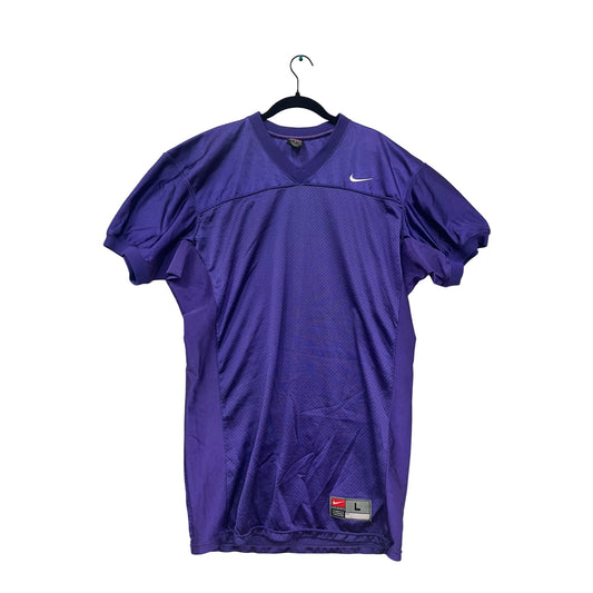 Men’s Large Nike Team Purple Varsity Football Jersey #6278