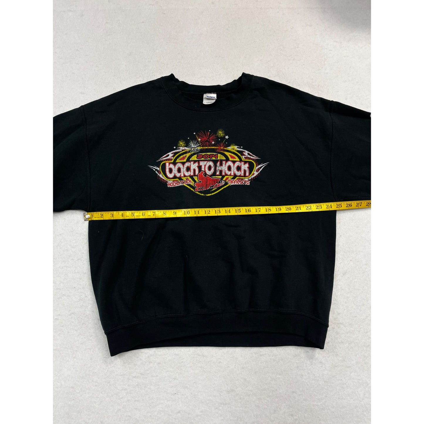 Men’s 2014 Back to Hack Snowmobile Crewneck #2437