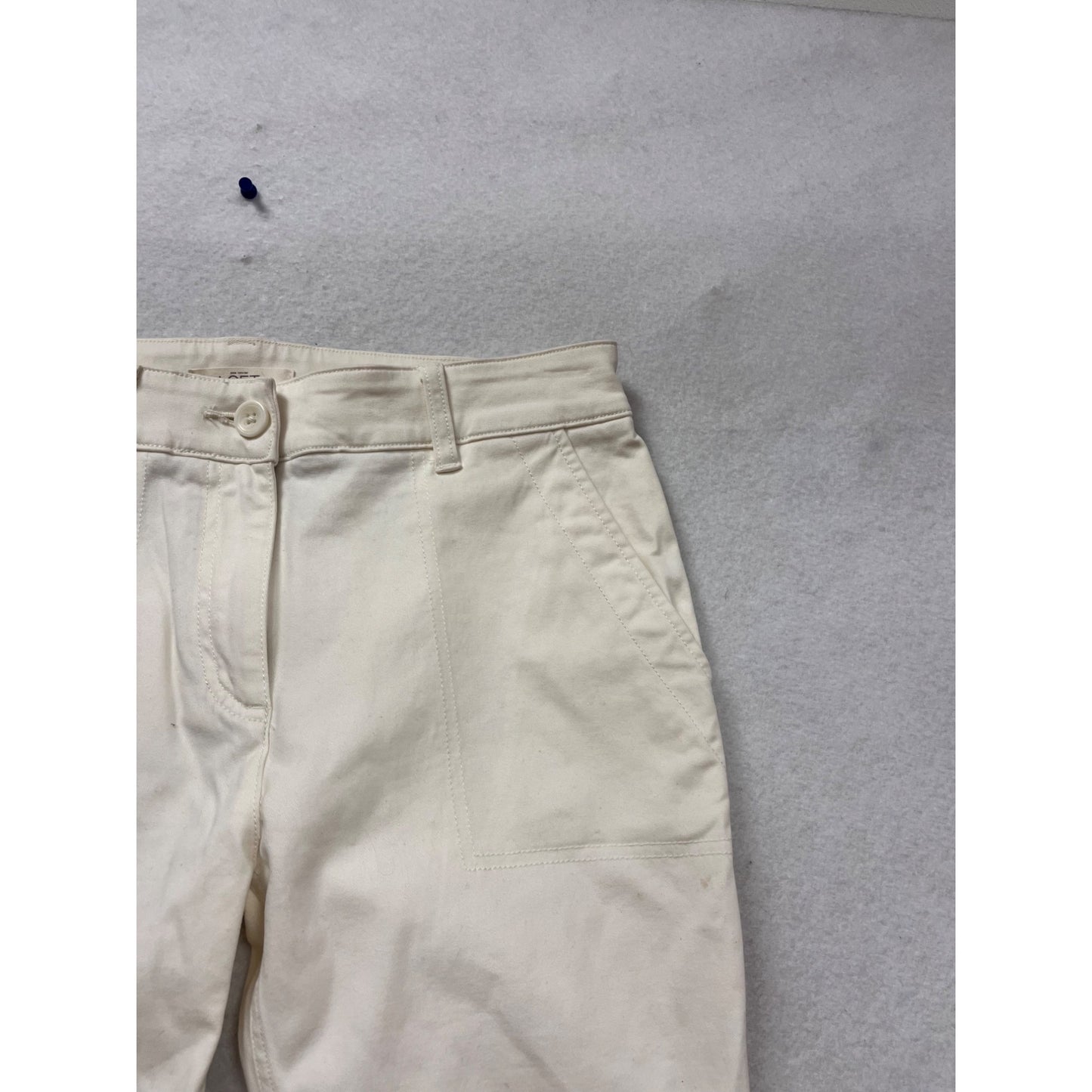 Ann Taylor Loft White Chino Pants Size 2 #782A