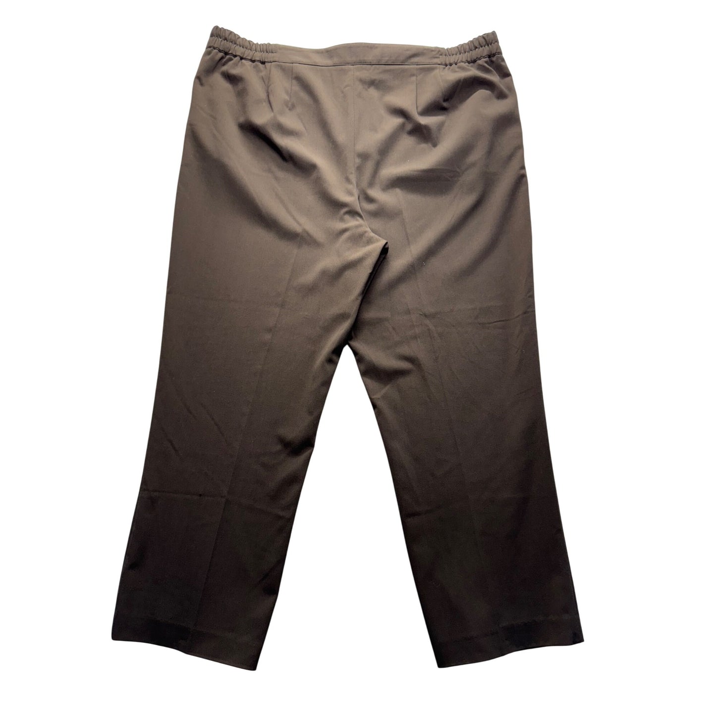 Maggie Barnes Stretch Petite Brown Pants Size 5 Polyester Blend #169B