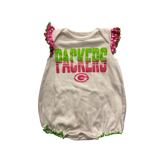 Green Bay Packers Baby Girl Romper #7224