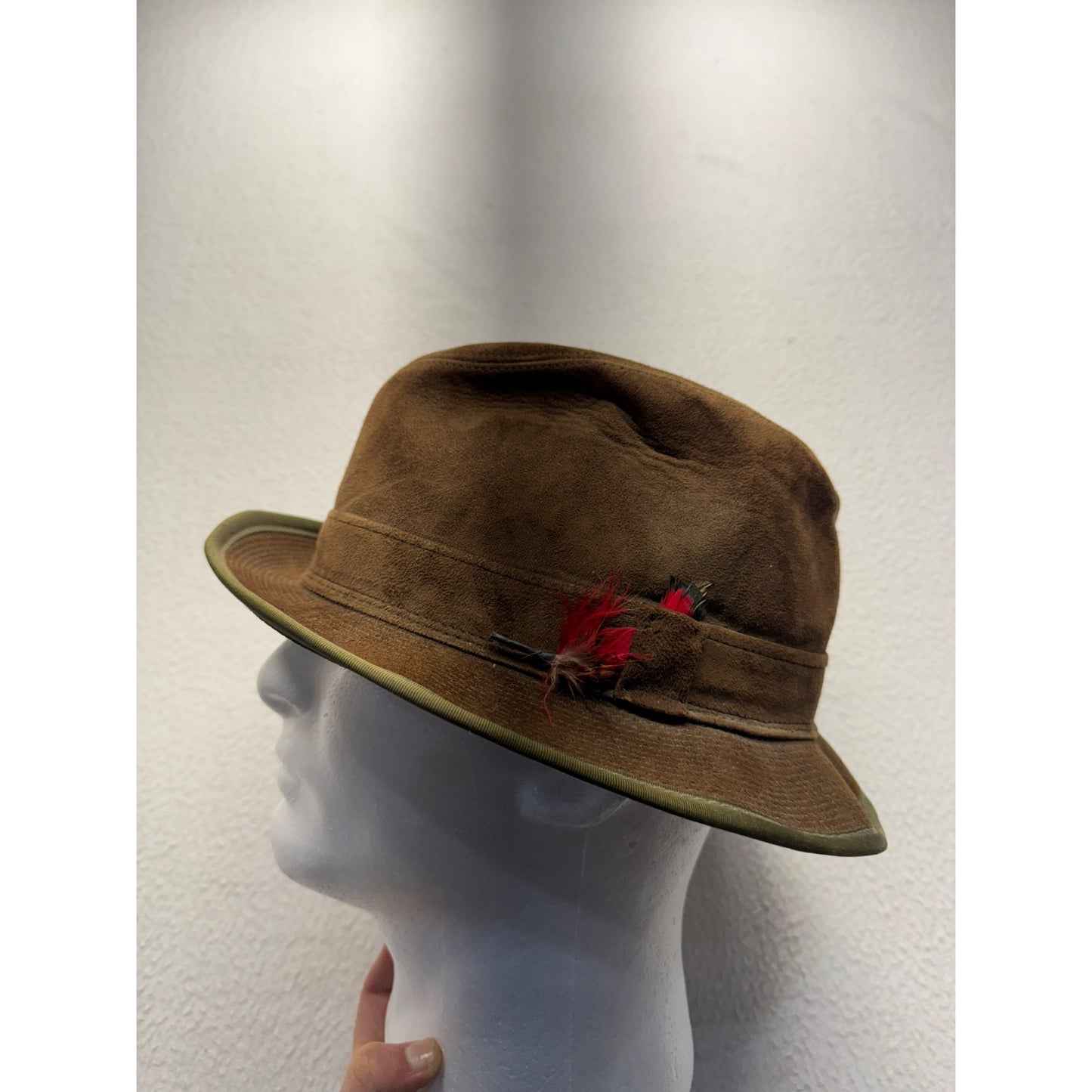 Vintage Towncraft Suede Fedora #5613