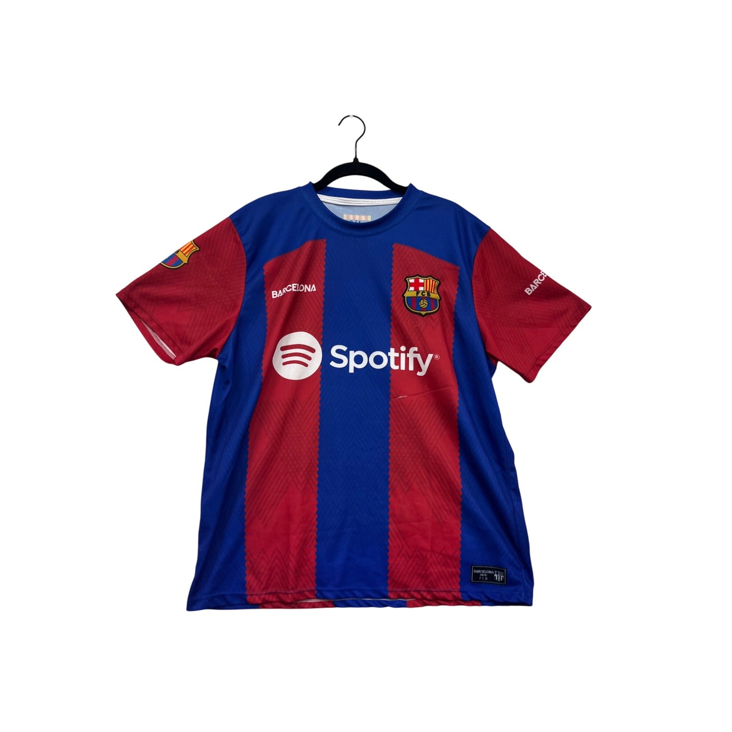 Barcelona FC Home Jersey Large G/L Unisex Calderon Sport #354A