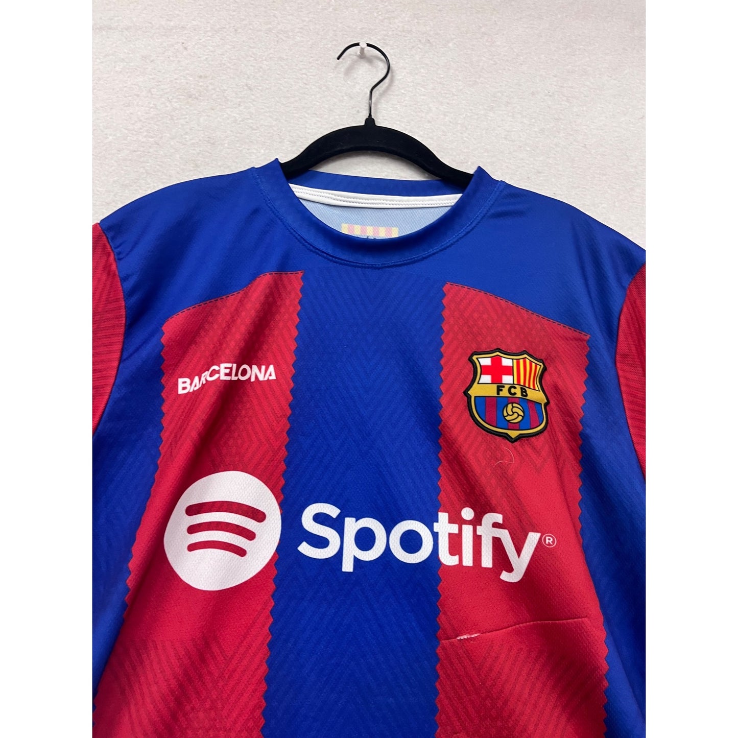 Barcelona FC Home Jersey Large G/L Unisex Calderon Sport #354A
