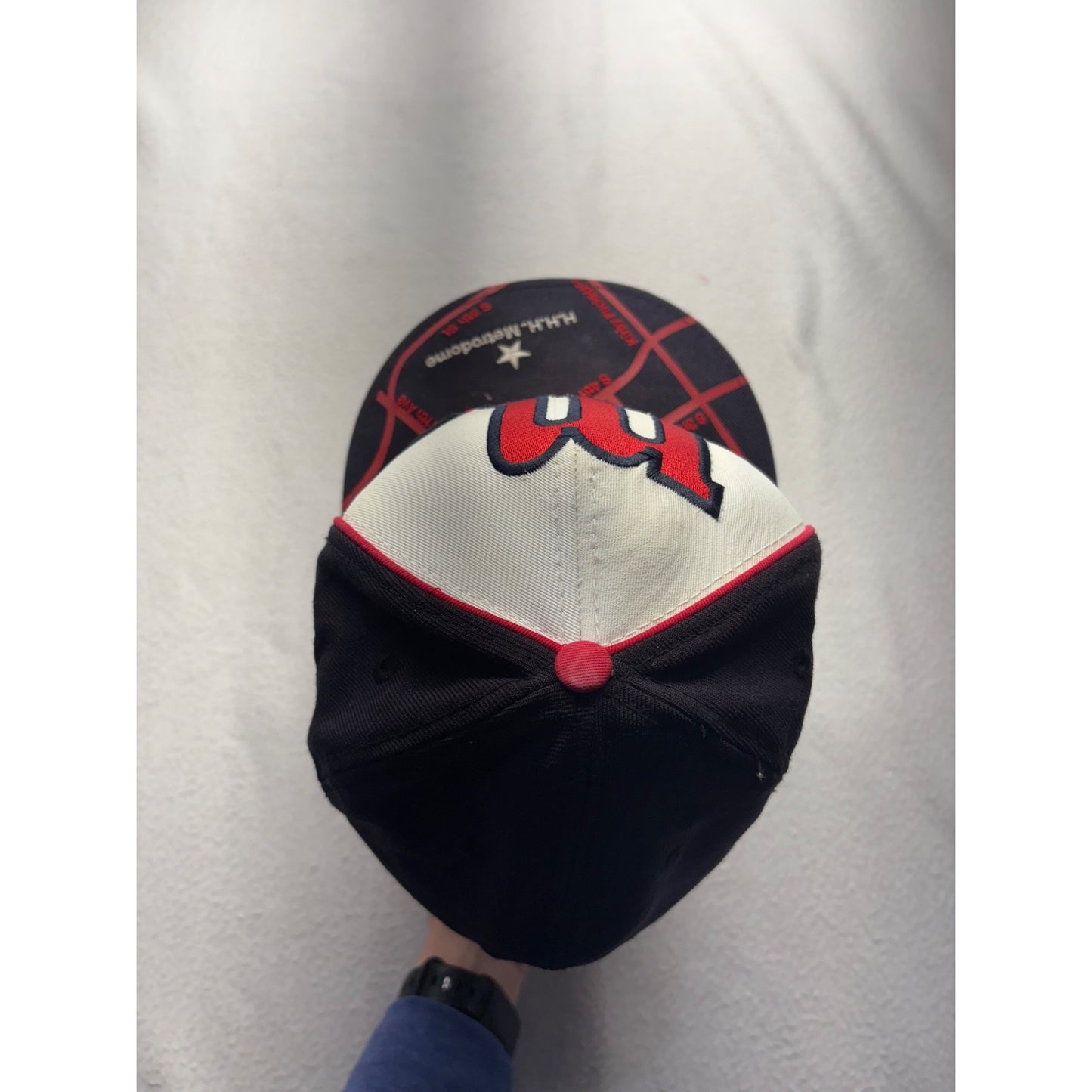 Minnesota Twins Hat With H.H.H. Metrodome Map Design #7657
