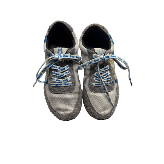 Hush Puppies Women's Grey & Blue Sneakers Lace-Up Size 8 #350B