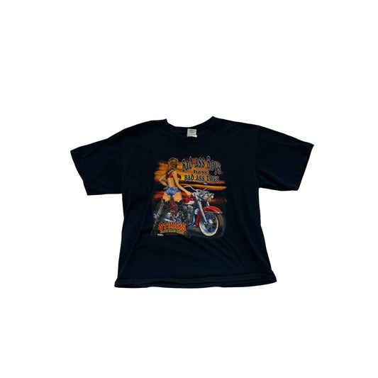 Vintage Gildan Sturgis 2009 Black Hills Rally T-Shirt Mens L #8269