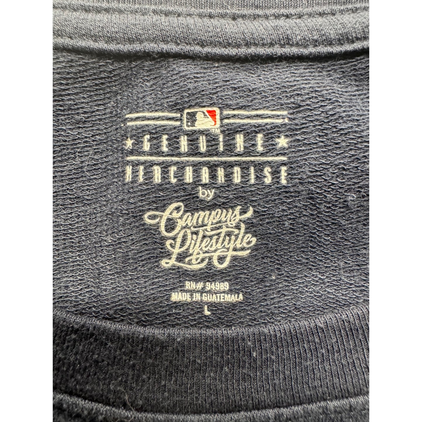 MN Twins Long-Sleeve Navy Shirt L By Campus Lifestyle #9124