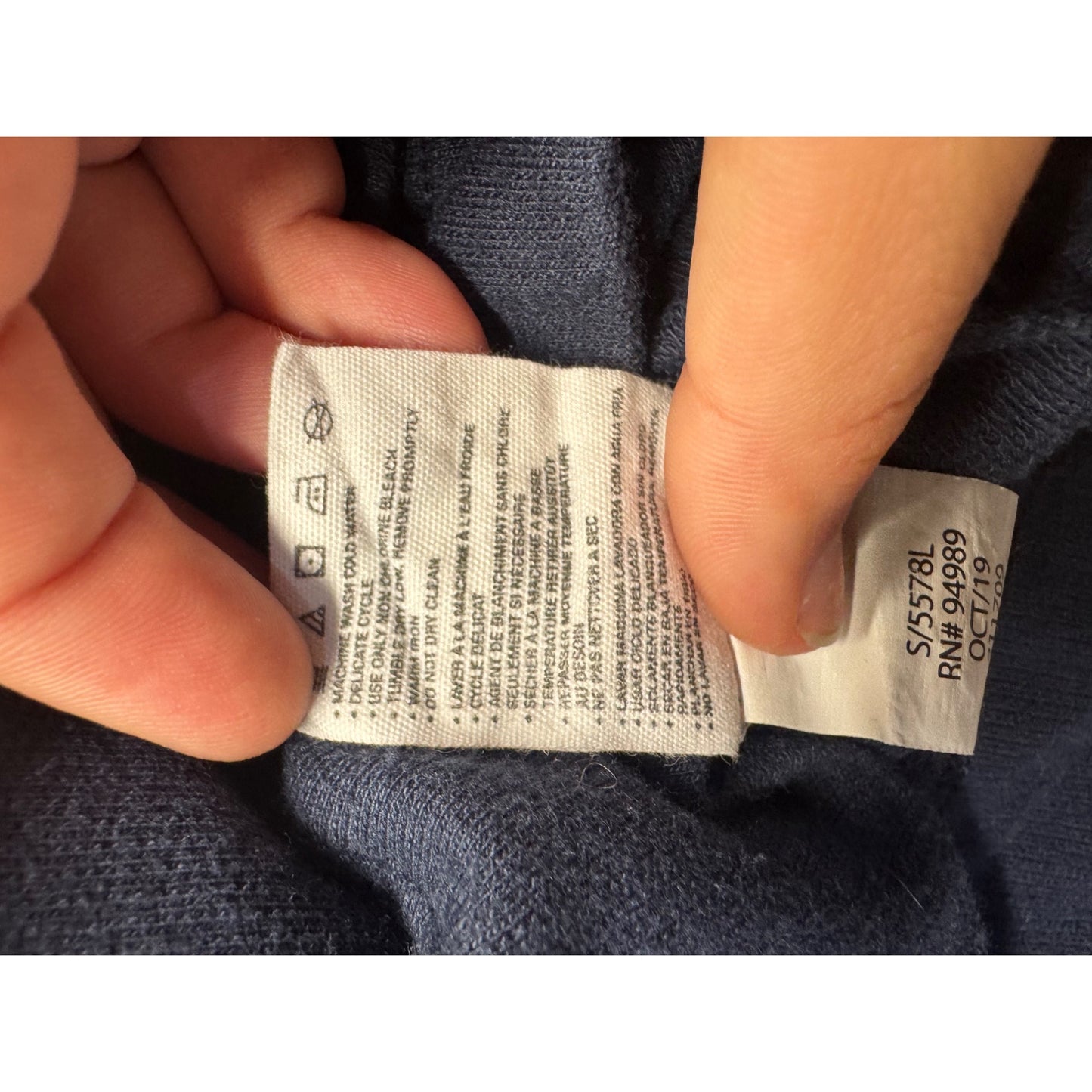 MN Twins Long-Sleeve Navy Shirt L By Campus Lifestyle #9124