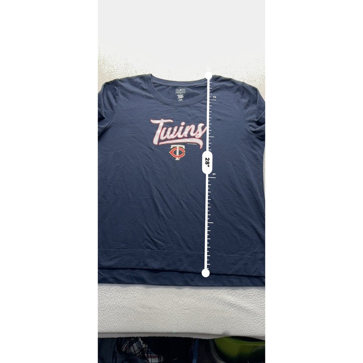 MN Twins Long-Sleeve Navy Shirt L By Campus Lifestyle #9124