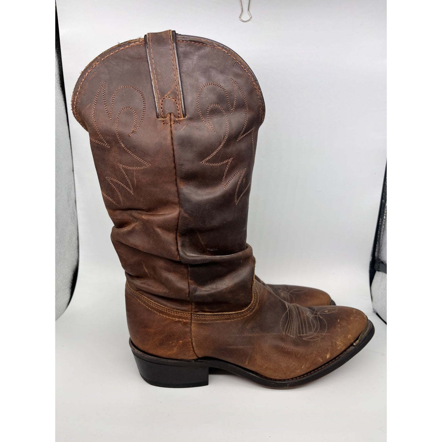 Men’s Durango Brown Distressed Leather Western Boots #2818