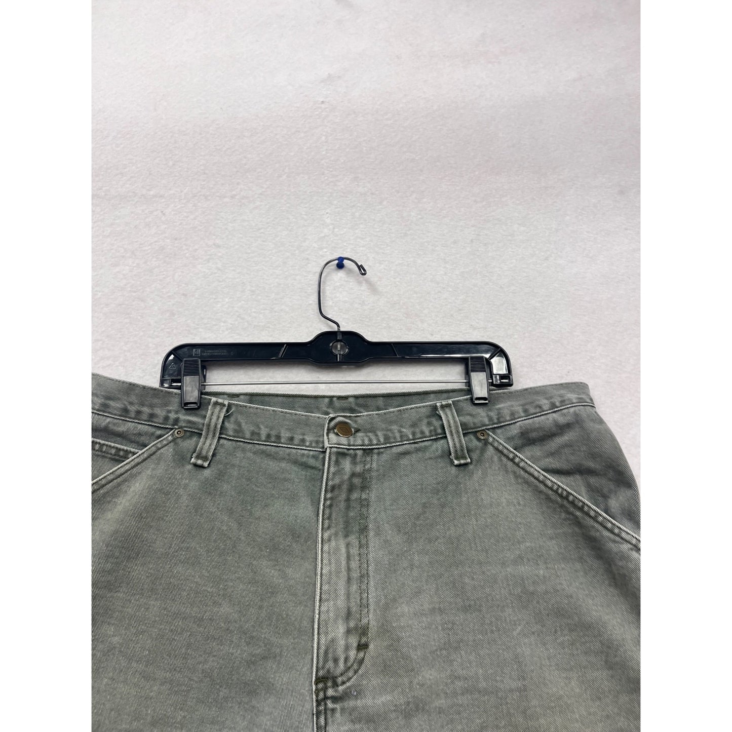 Carhartt Olive Green Denim Shorts Size 40 #434A