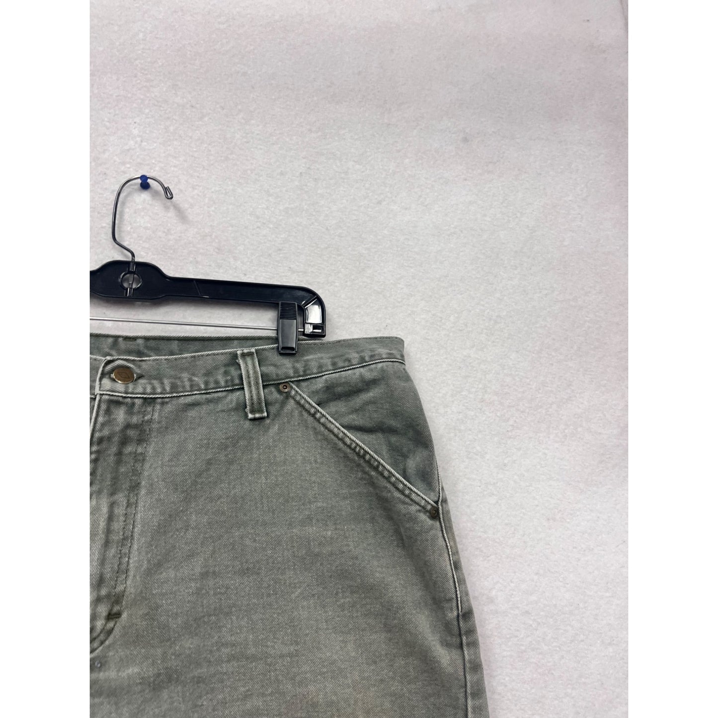 Carhartt Olive Green Denim Shorts Size 40 #434A