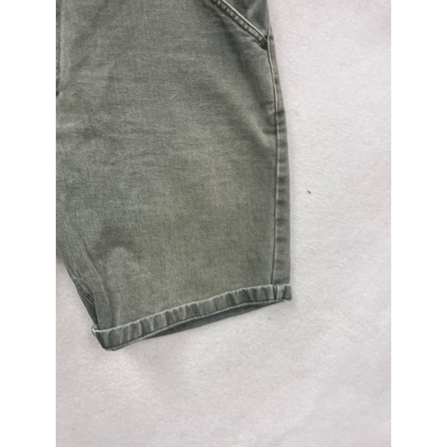 Carhartt Olive Green Denim Shorts Size 40 #434A