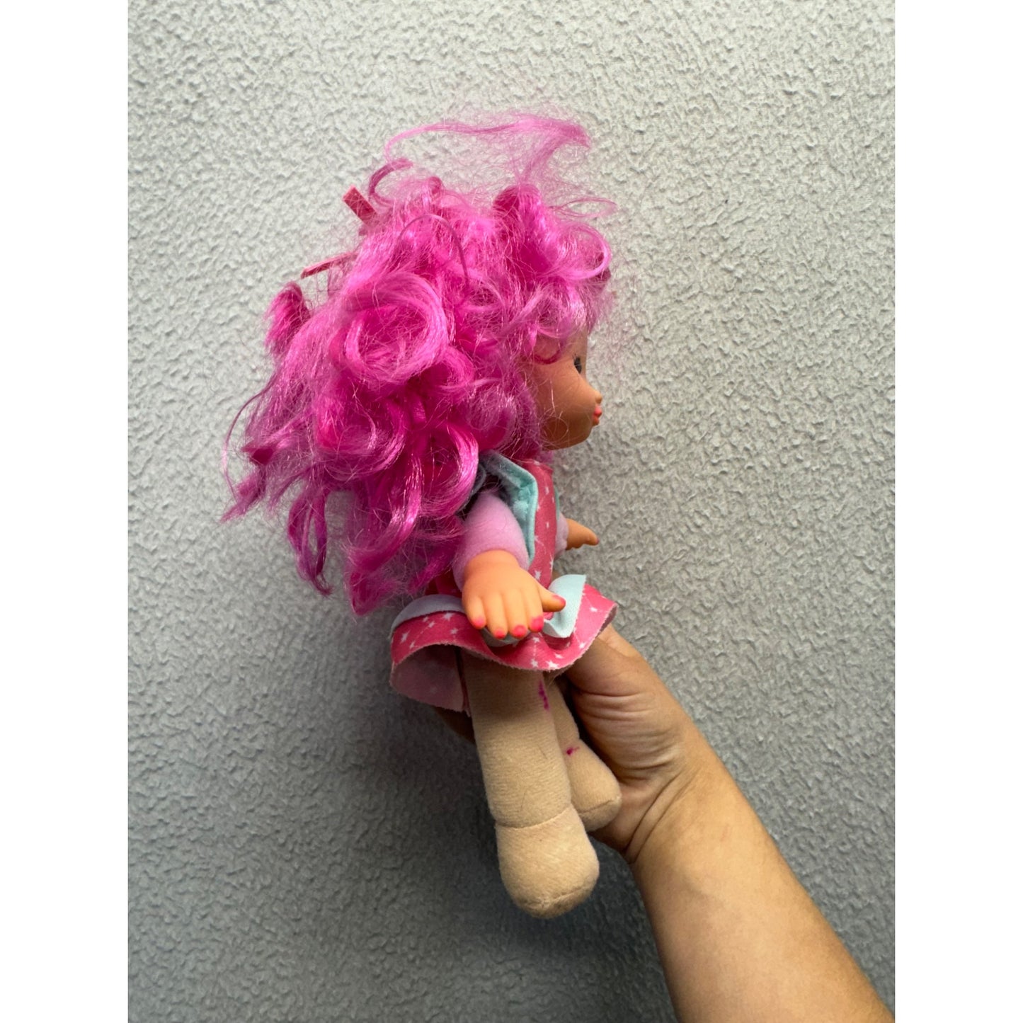 Pink-Haired Plush Doll With Starry Dress by GiGo Toys #9974