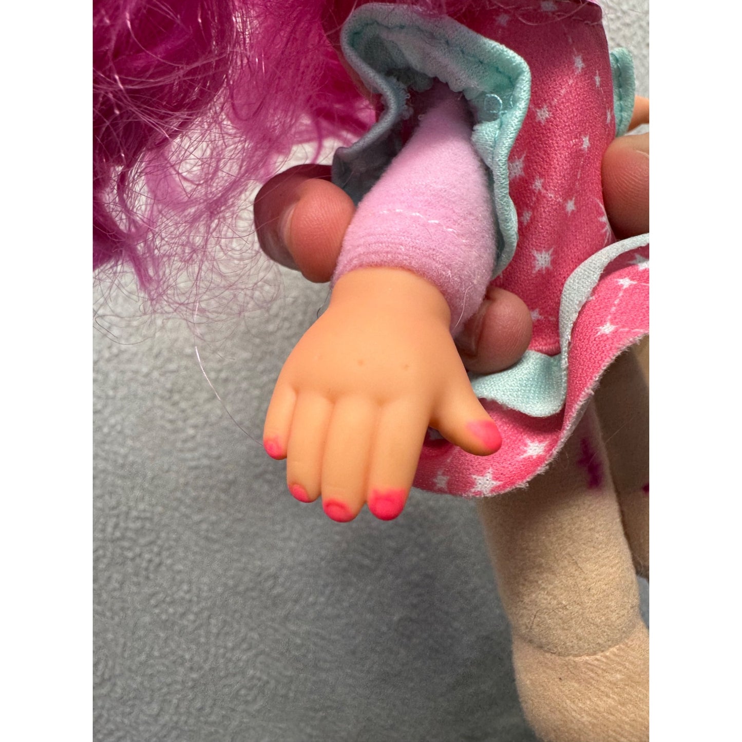 Pink-Haired Plush Doll With Starry Dress by GiGo Toys #9974