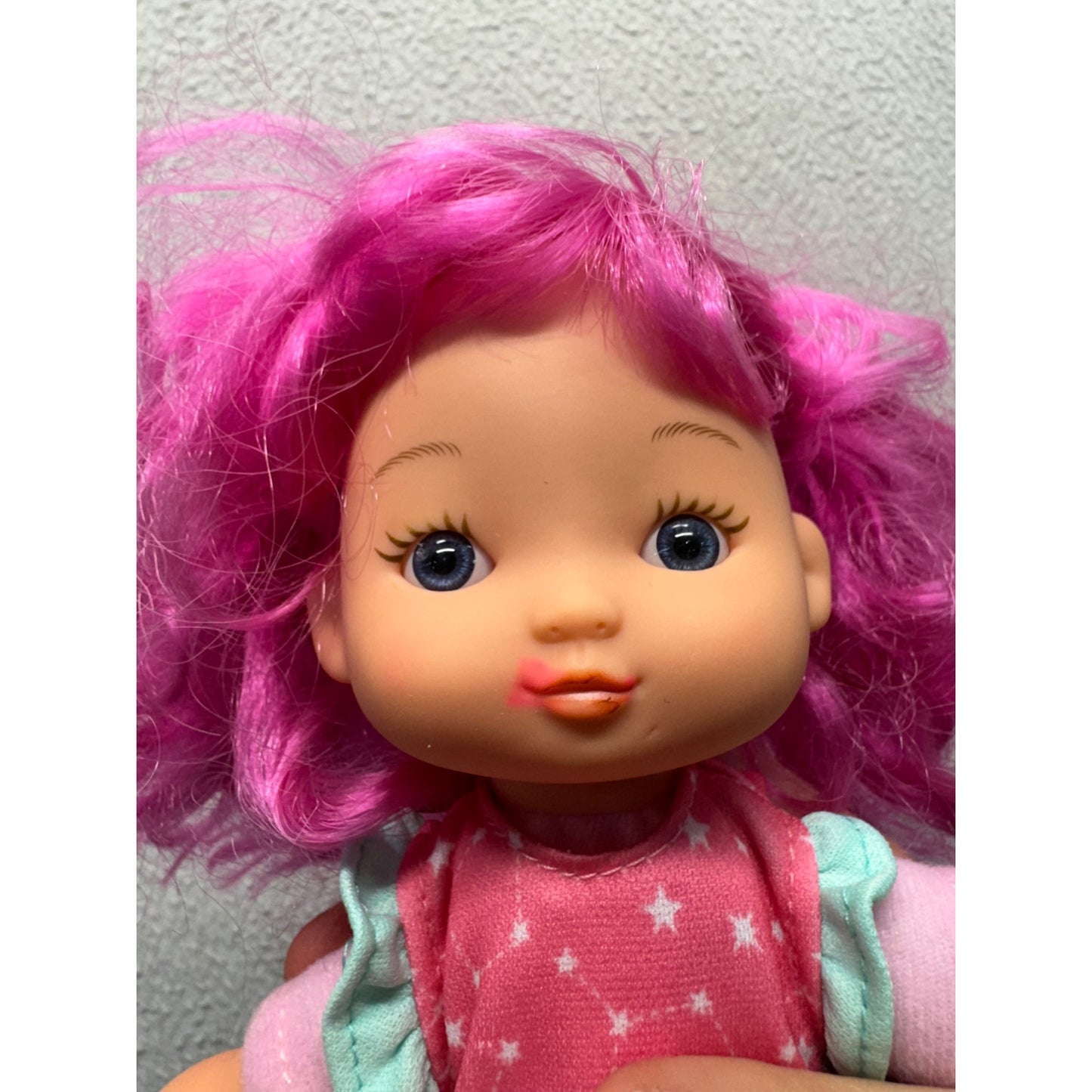 Pink-Haired Plush Doll With Starry Dress by GiGo Toys #9974