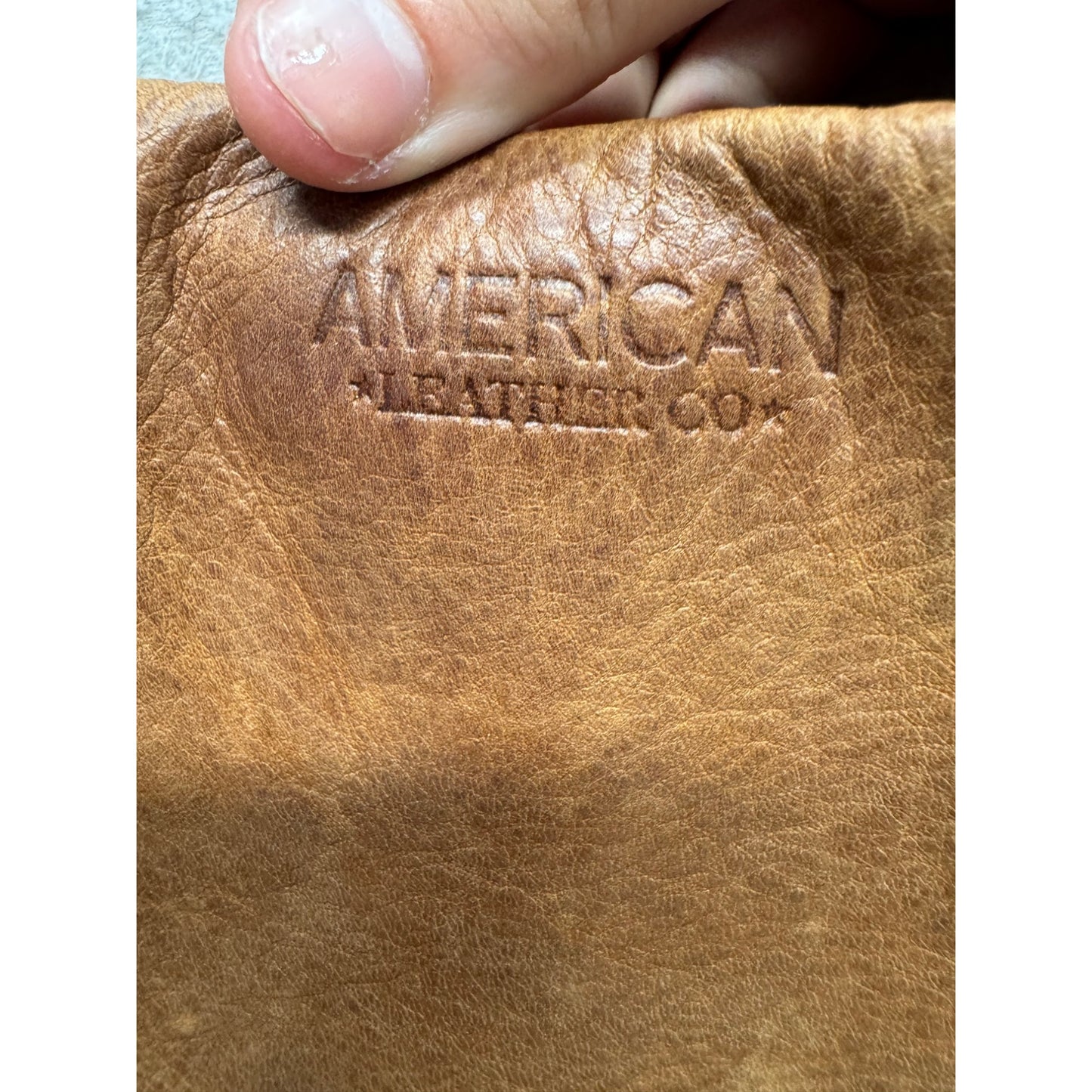 American Leather Co. Brown Genuine Leather Shoulder Bag #9841