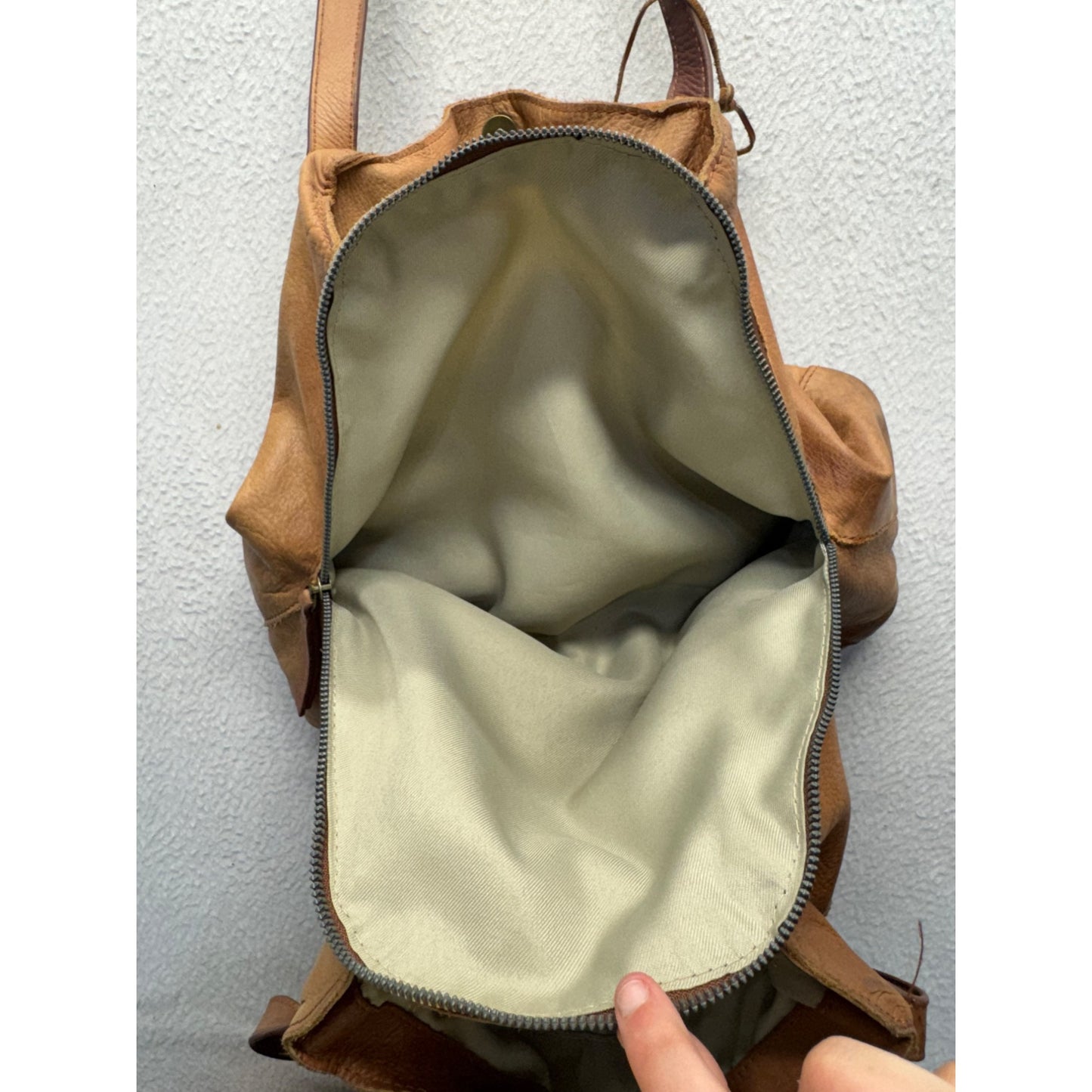 American Leather Co. Brown Genuine Leather Shoulder Bag #9841