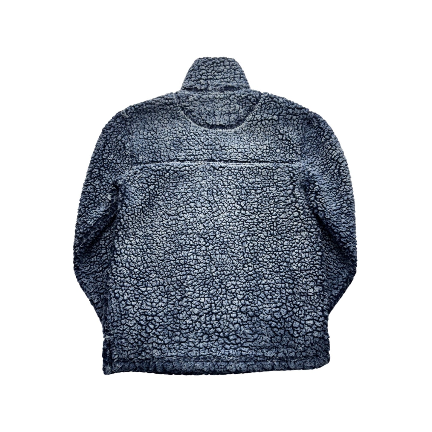 Boxercraft XS Blue Sherpa Pullover With Embroidered Bulldog Logo #9059