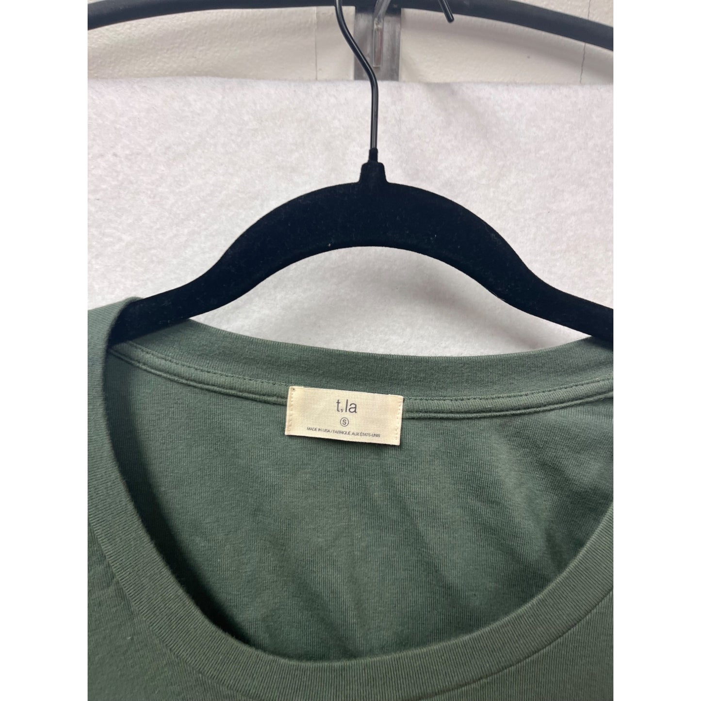 T.La Long Sleeve Ruched Maxi Dress In Green #180A