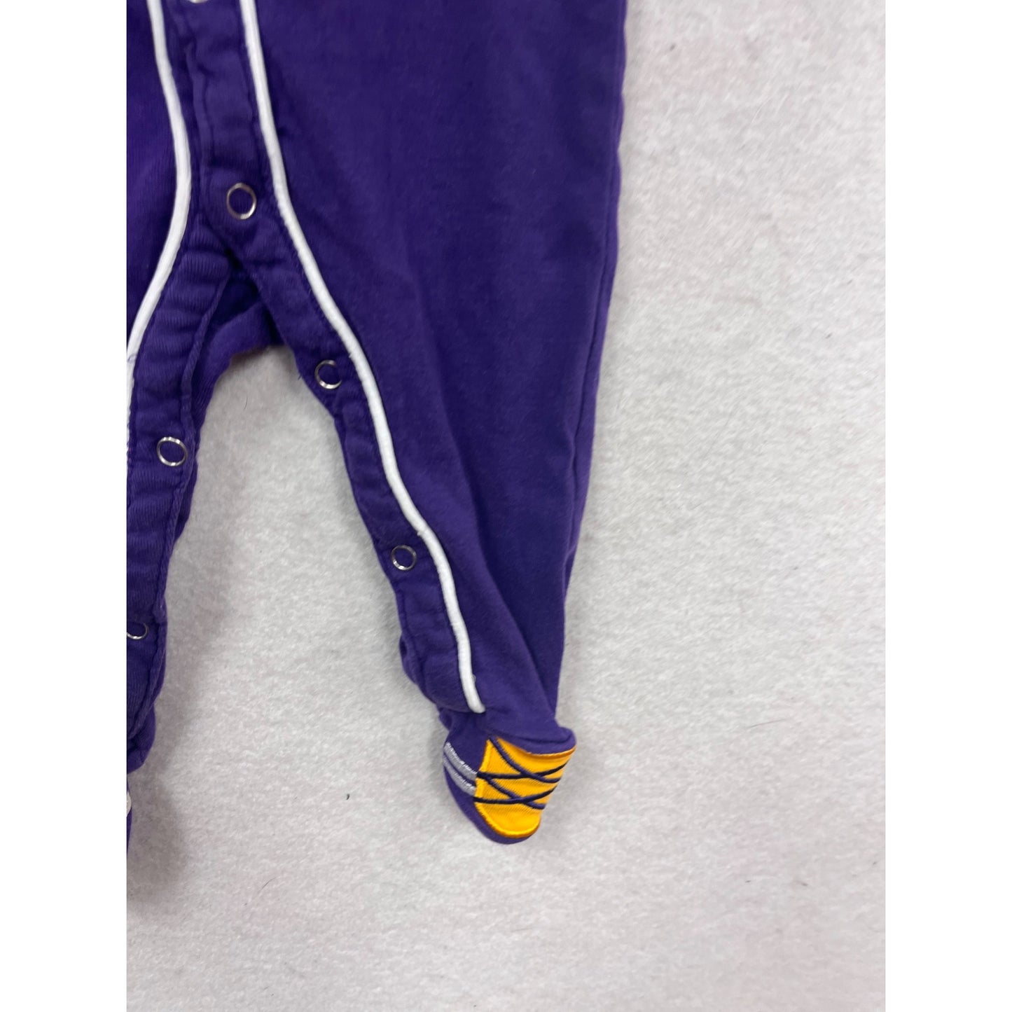 Minnesota Vikings Baby Romper 3/6 Months  NFL Team Apparel #578A