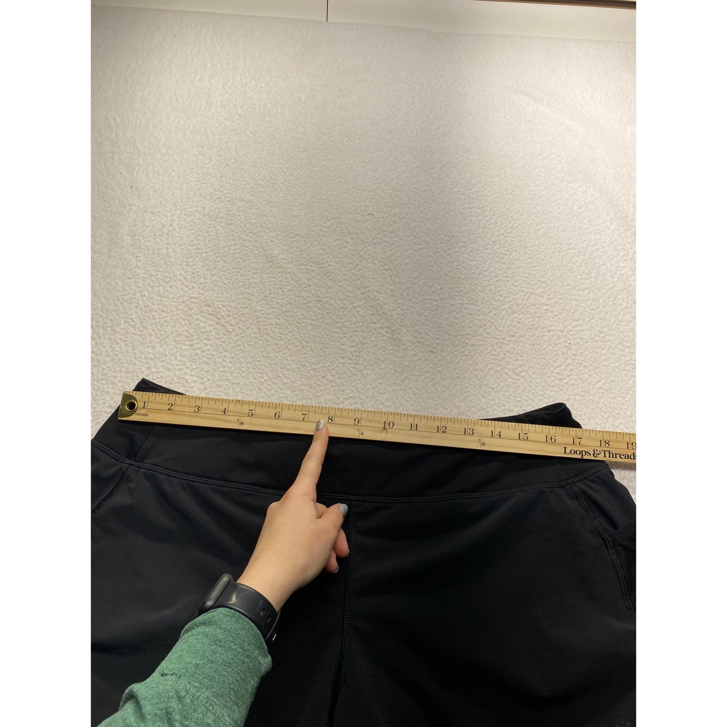 Athleta Black Athletic Running Shorts With Pockets #7183