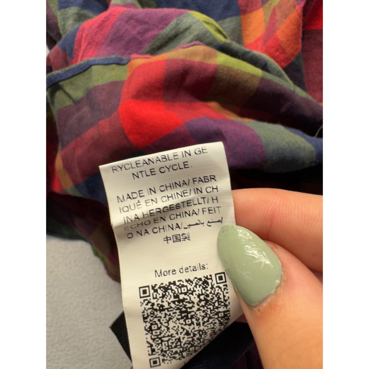 Vintage Style Plaid Button-Down Long Dress With Ruffle Hem #7847