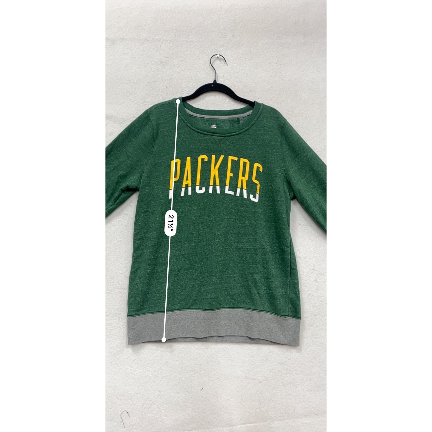 NFL Pro Line Packers Sweatshirt L Green & Grey #247A