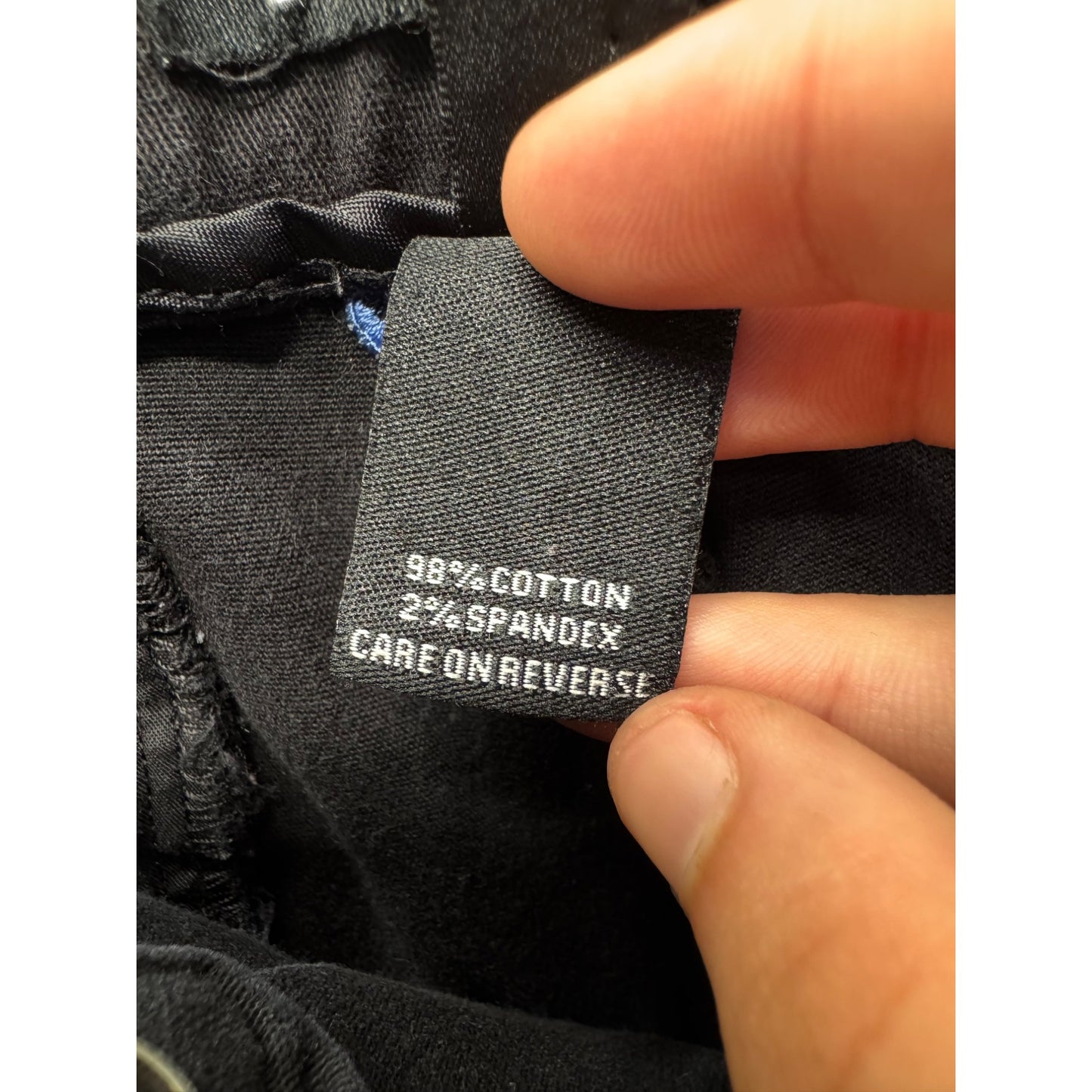 Briggs New York Black Embroidered Flip Flop Patterned Cropped Pants Size 8 #190B