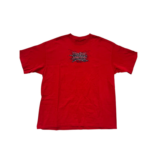 Senior Frogs Red Graphic T-Shirt Mens 2X #8404