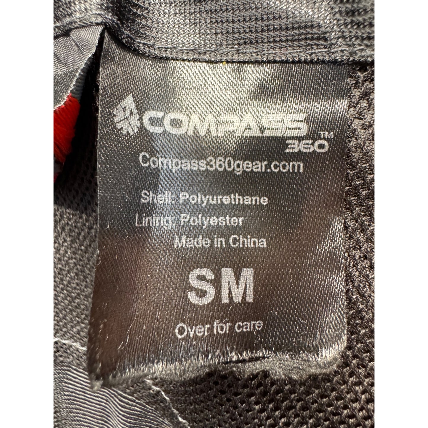 Compass 360 Rain Jacket W/ Hood Size SM Black Waterproof #9504